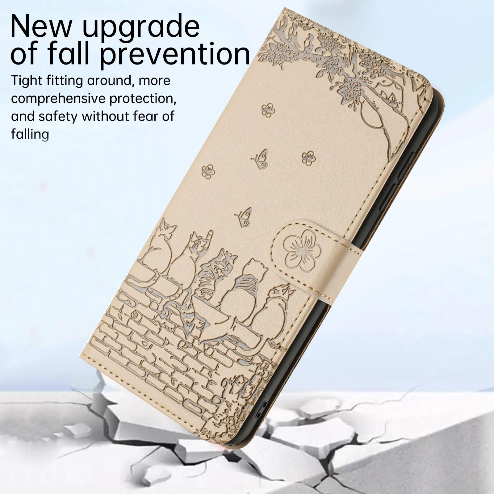 Amazon.co.jp: ALSDKEZI Compatible OPPO Reno7 A/Reno 9A Case, Flip